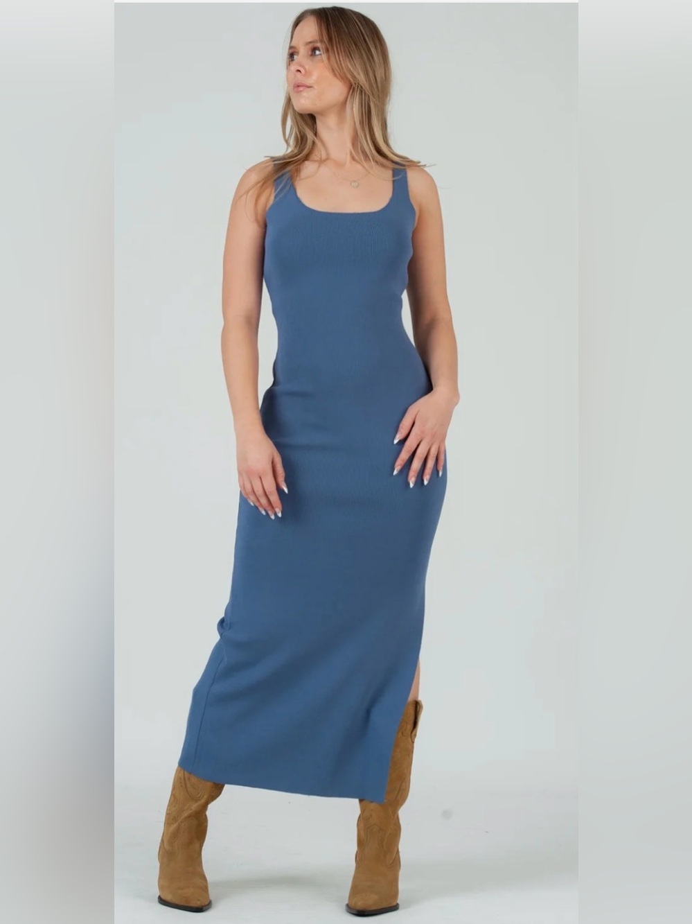 Women’s blue Lucca dress size S. EUC